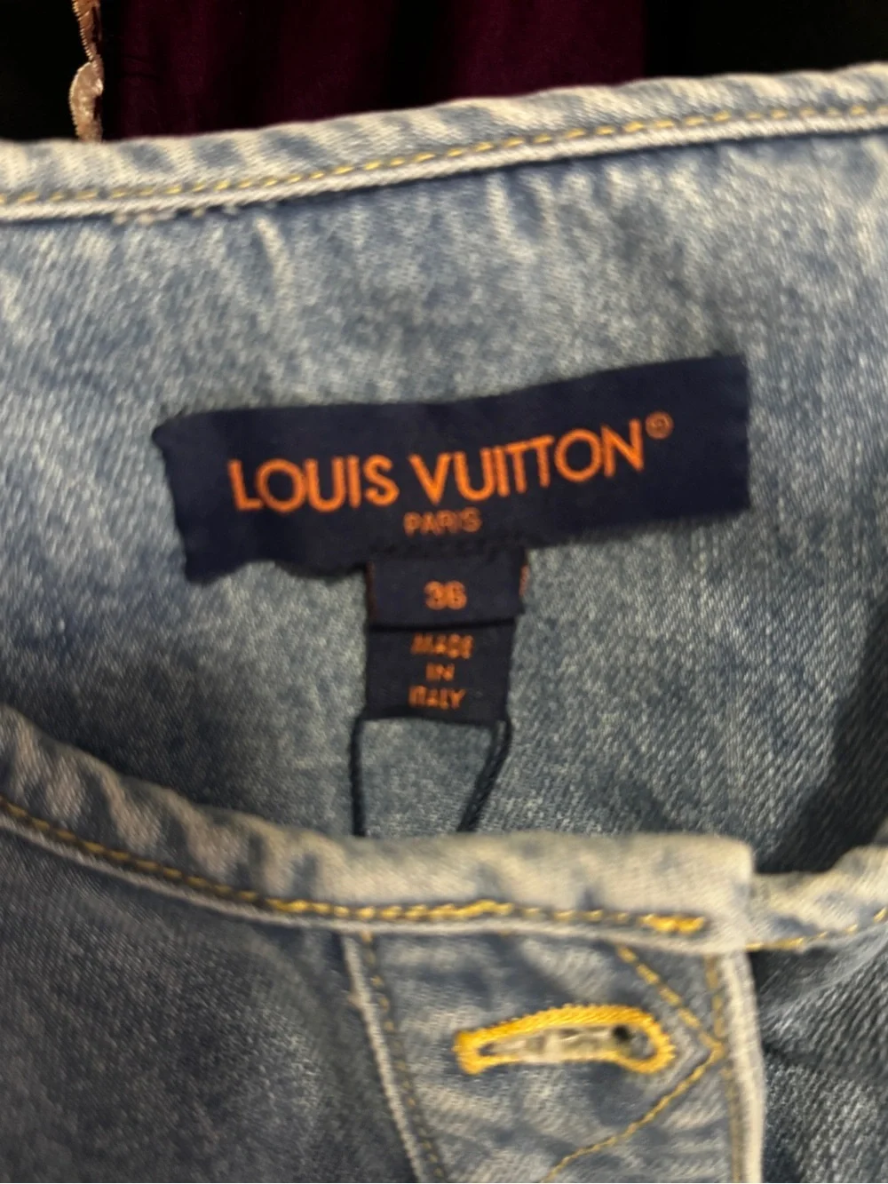 Louis Vuitton Light Blue Denim Jacket